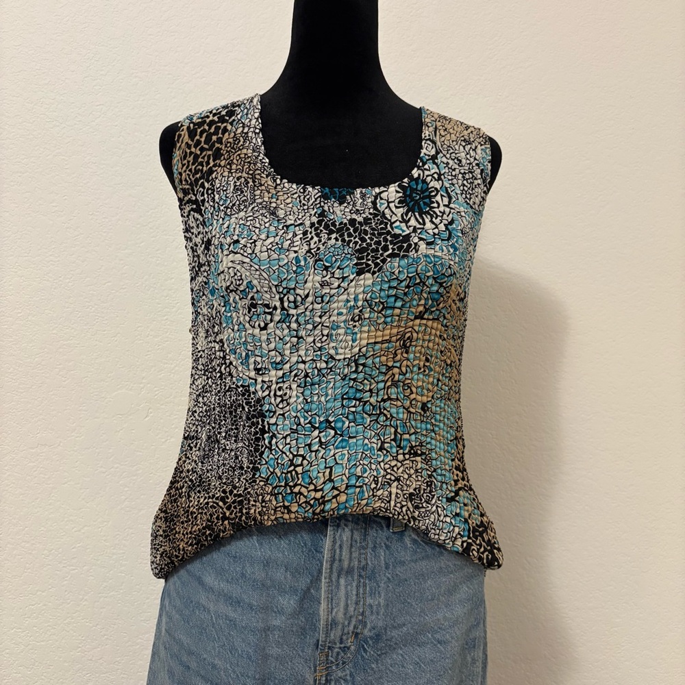 Multicolor Sleeveless Women's Top
